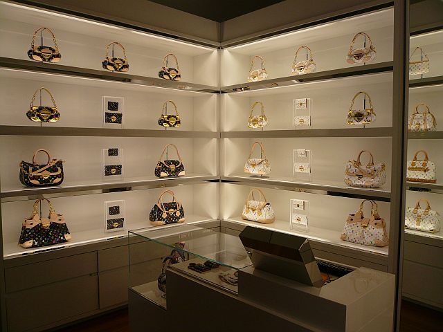 Louis Vuitton store within the exhibition.